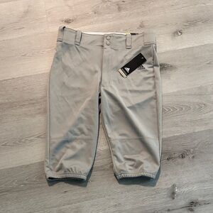 Adidas Boy’s Gray Baseball Knickers - Size XL